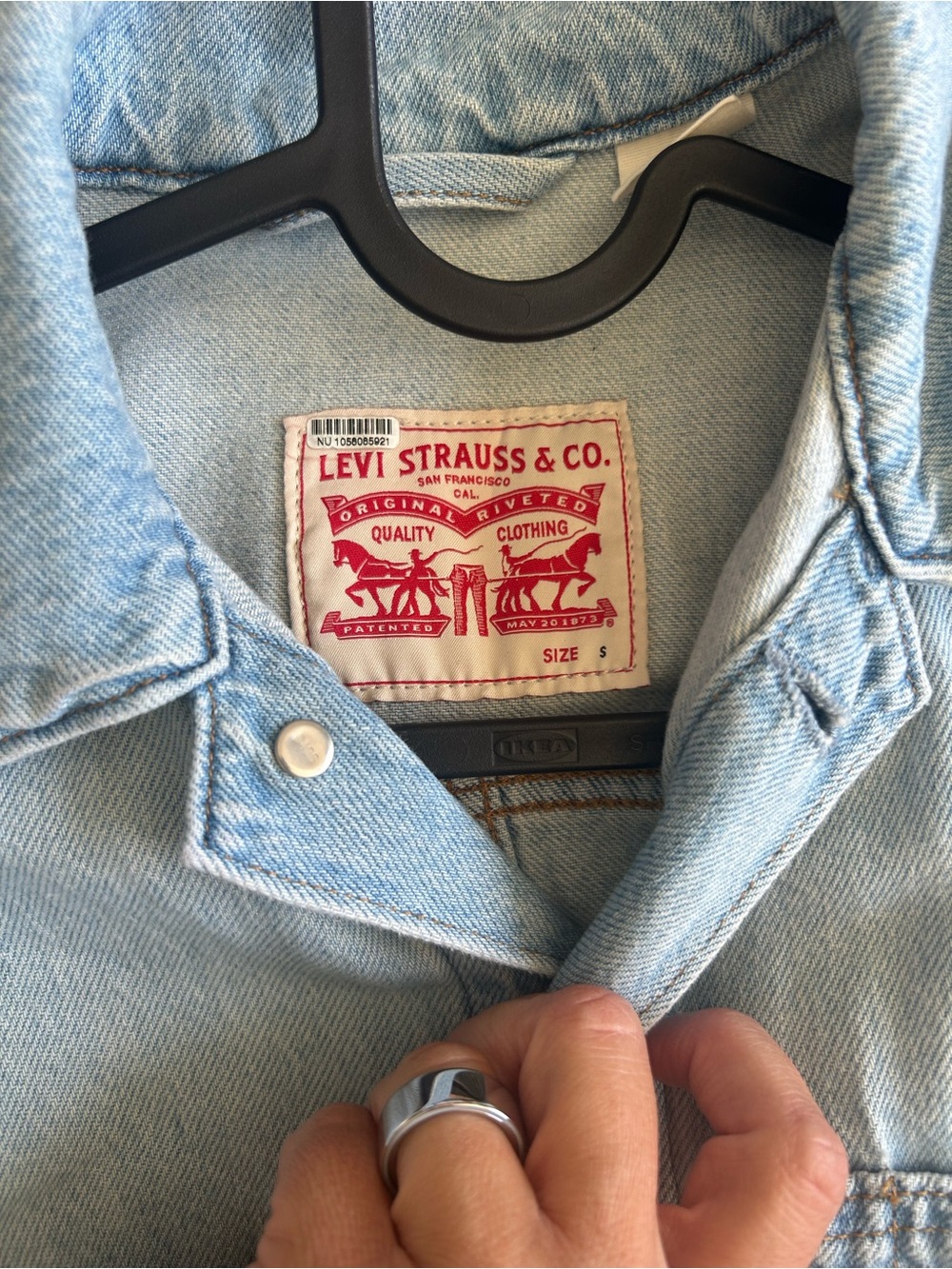 Levi's Light Blue Denim Overalls Jumpsuit - Picture 5 of 5